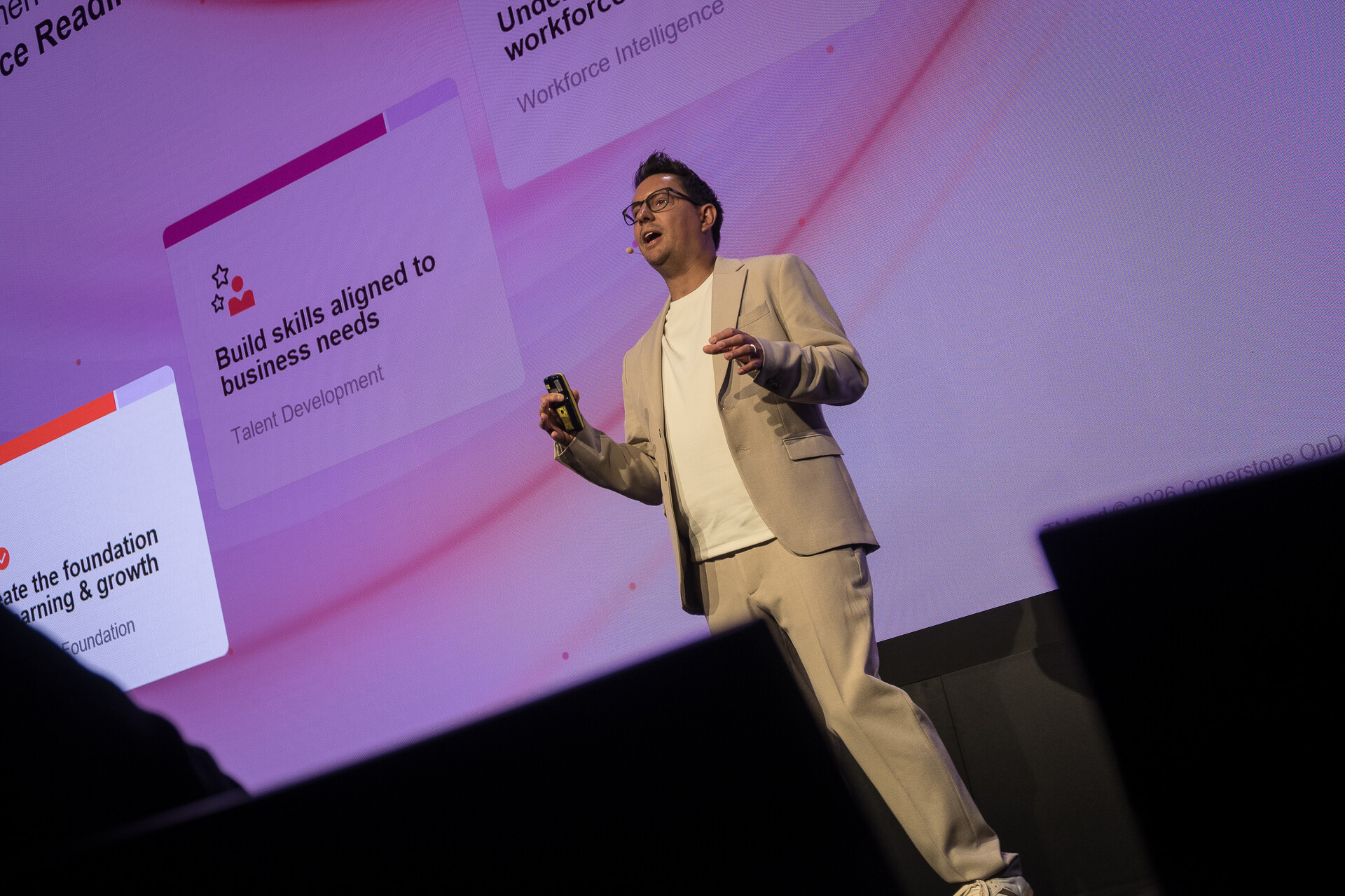 Thorsten Rusch (Cornerstone) on the Workforce AI model.